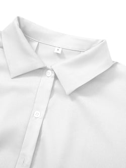 Woven Casual Loose Short-Sleeved Shirt